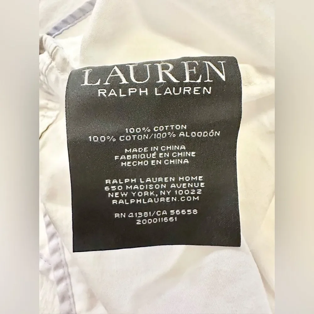 Ralph Lauren Spencer border satin pillowcase - standard - used